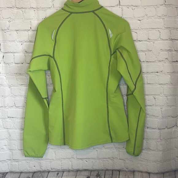 Eddie Bauer Women’s Neon Green and Gray Lightweight size Medium - Picture 4 of 6
